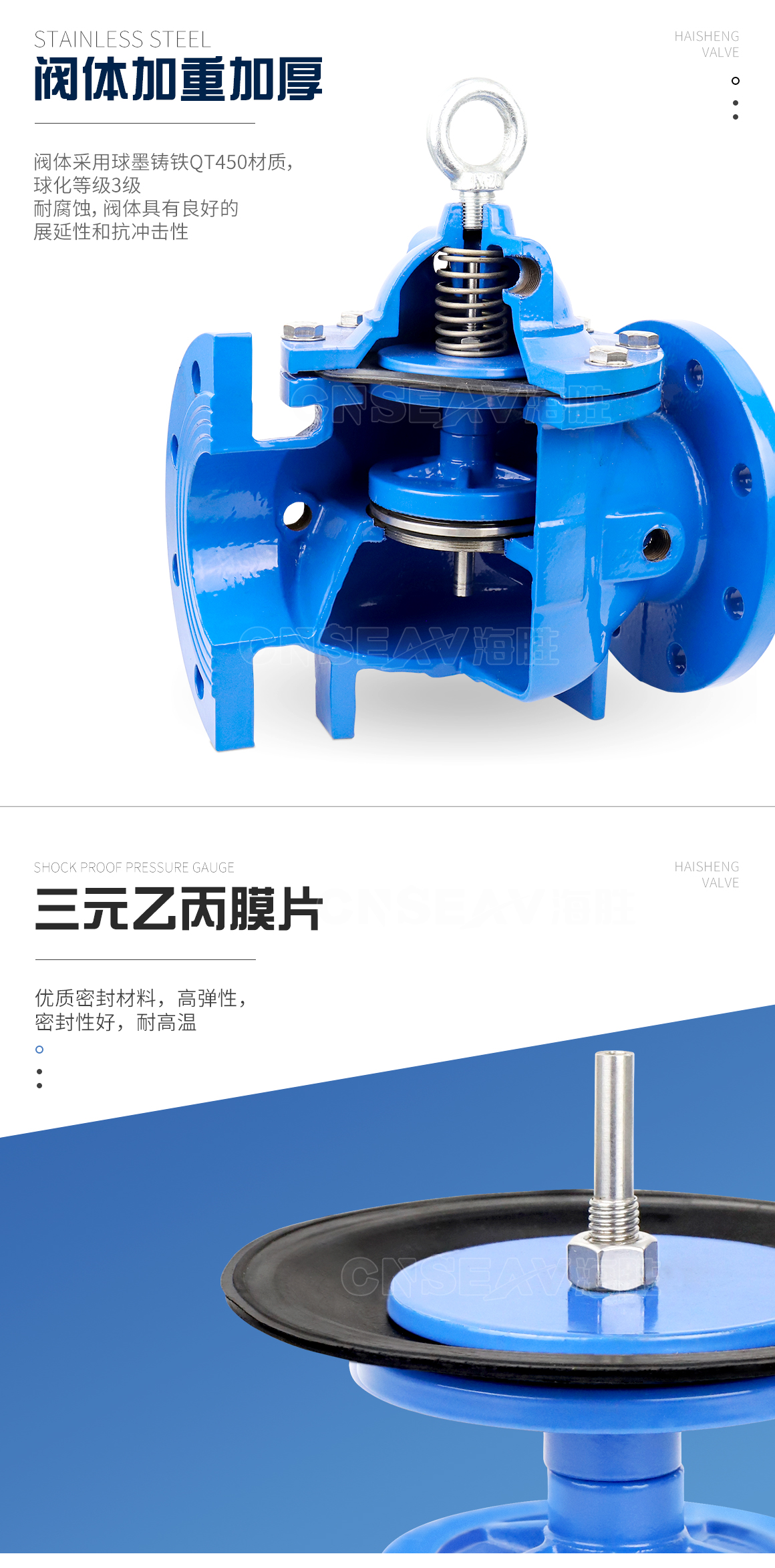 微阻缓闭式不锈钢止回阀300X阀体