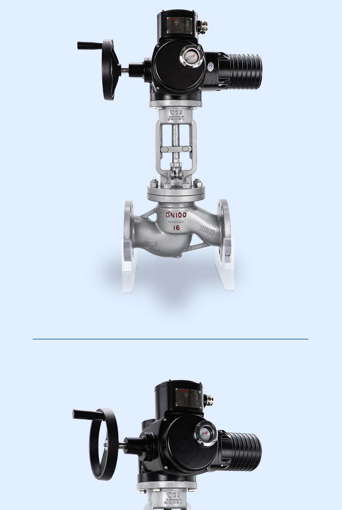 J941H不锈钢电动截止阀图片 J941H不锈钢电动截止阀图片