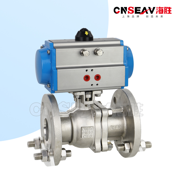 不锈钢气动球阀Q641F