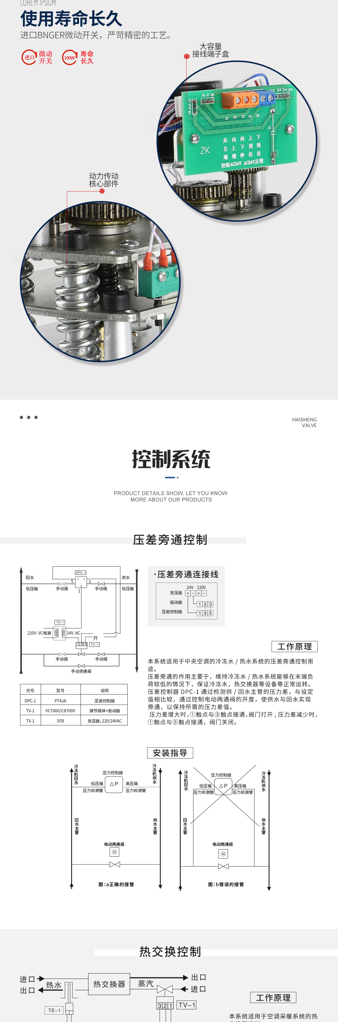 电动两通阀VB7000工作原理 电动两通阀VB7000工作原理