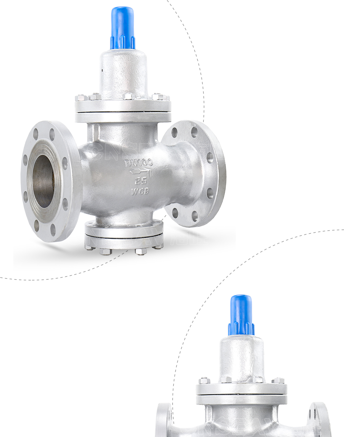 铸钢先导式减压阀Y42X图片 铸钢先导式减压阀Y42X图片