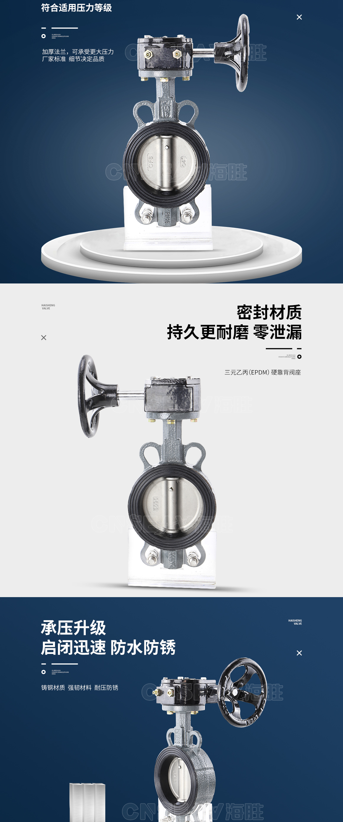 涡轮手动蝶阀D371X图片 涡轮手动蝶阀D371X图片