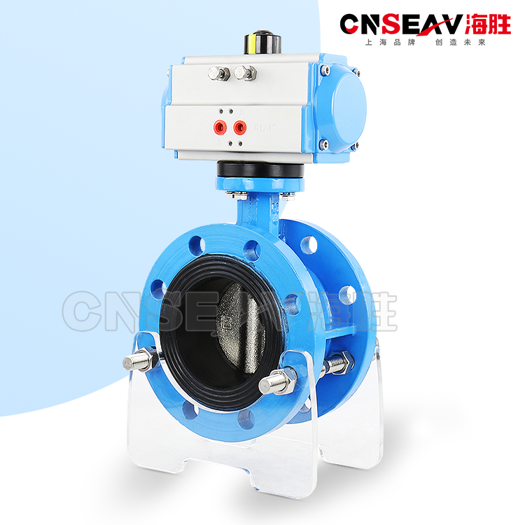 软密封气动法兰蝶阀D641X