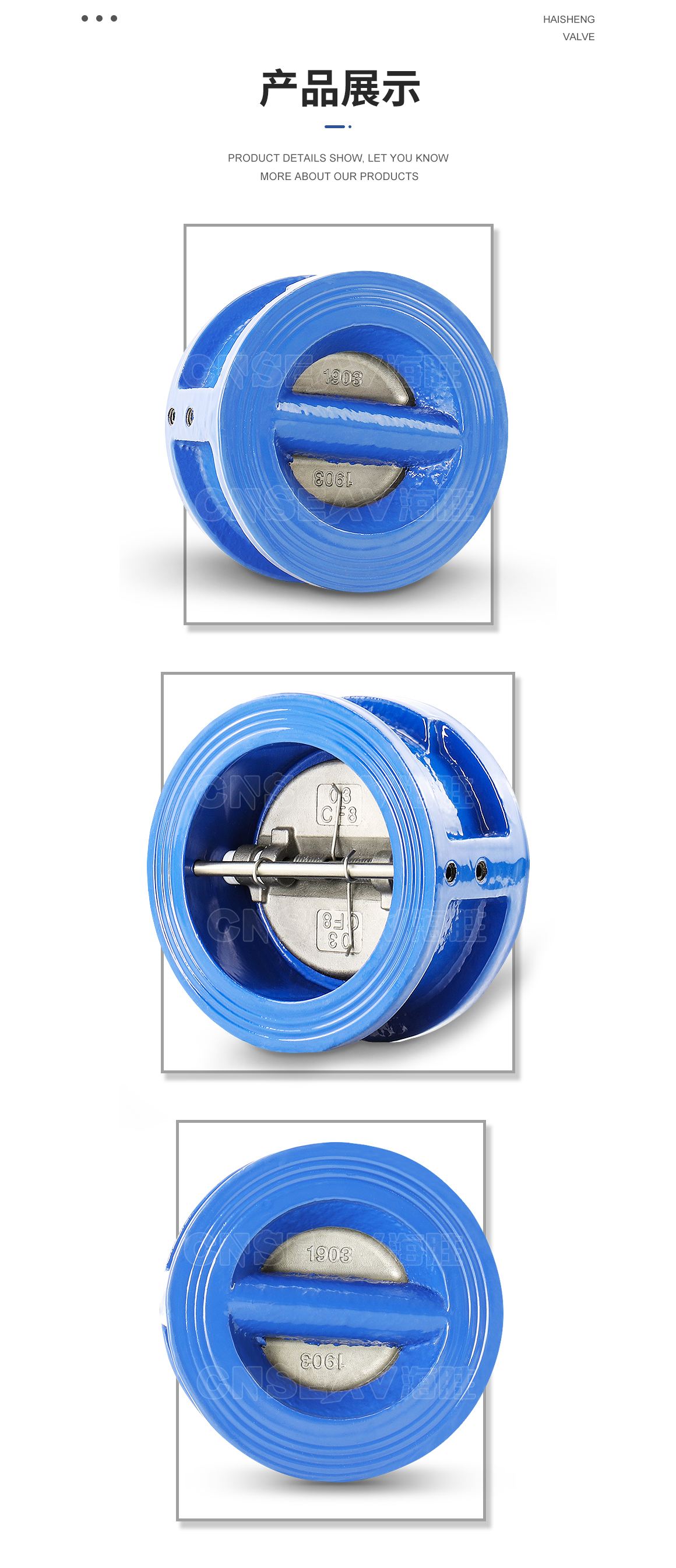 蝶式对夹式止回阀DH77X图片 蝶式对夹式止回阀DH77X图片