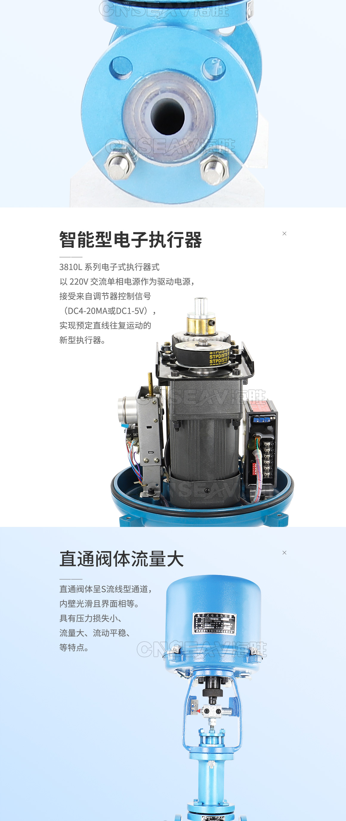 衬氟电动单座调节阀ZDLPF46图片 衬氟电动单座调节阀ZDLPF46图片