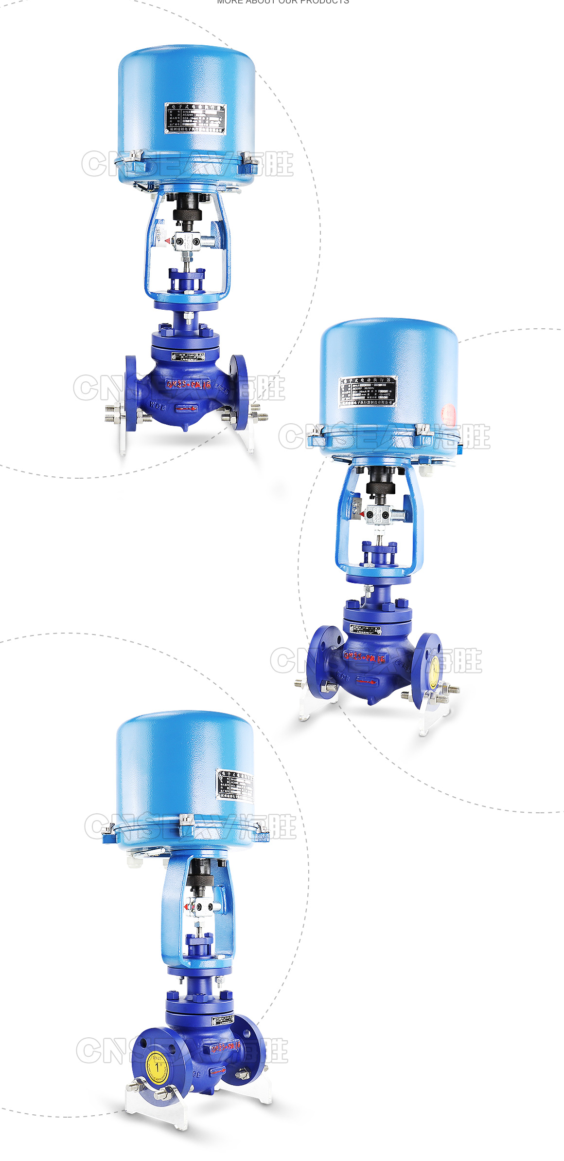 碳钢电动单座调节阀ZDLP图片 碳钢电动单座调节阀ZDLP图片